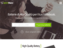 Tablet Screenshot of ohmhero.it